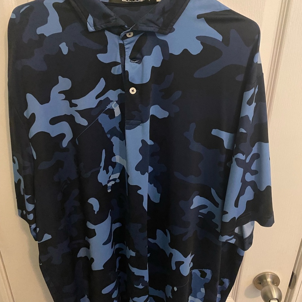 Ralph Lauren Blue Casual Button Down Shirt